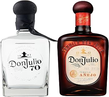 Don Julio, Tequila 70 Cristalino Añejo 700ml, Sabor Suave +